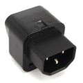 IEC 320 C14 Plug Adapter ,schuko plug adapter iec c14 to schuko female socket adapter Multi function power conversion plug. 