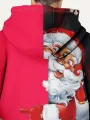 Christmas cute Santa Claus 3D print boys casual pullover long sleeve hoodies boys sweatshirt for spring fall kids hoodie tops. 