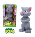 Talking Tom with AI Touch Sensitive Intelligent and Recording talk back toy for Kids (light on eyes and Lightweight.). 