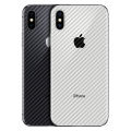 Clear Slim Transparent Carbon Fiber Film Mobile Phone Back Skin Rear Protective Sticker For iPhone X Xs Xs Max. 