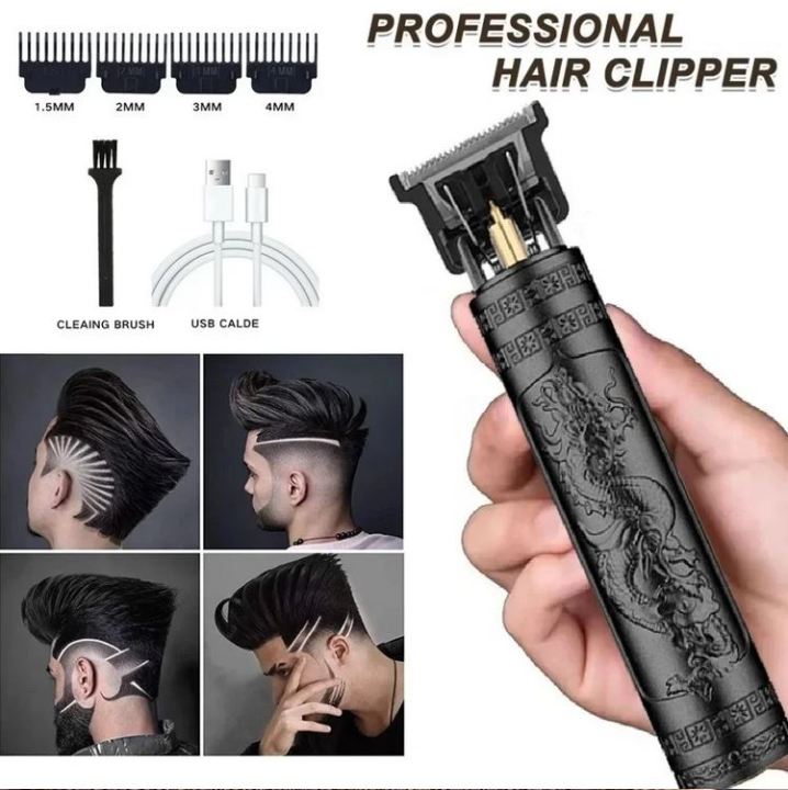 Vintage%20T9%20Electric%20Hair%20Cutting%20Machine%20Hair%20Clipper%20Professional%20Men%20Shaver%20Dragon%20Black%20-%20Image%204