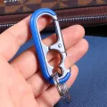 Auto Car Accessories Multi-Functional Keys Organizer Waist Buckle Metal Metal Key Buckle Key Ring Double Ring Keychain Bottle Opener Key Chain Car Keychain Car Key Holder. 