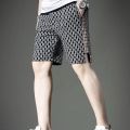 Shorts Men's2023Summer Thin Trendy Plaid Bermuda Shorts Quick-Dry Pants Men's New Men's Slim Cropped Pants. 