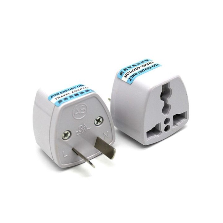 Universal 2Pin AU NZ Power Plug Adapter 2 pin New Zealand Australia Travel Plug US/UK/EU to AU/NZ Plug Converter
