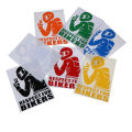 RESPECT FOR BIKERS Auto Decoration Car Bicycle Sticker Removable Decal Stickers. 