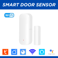 Tuya Smart WiFi Door and Window Sensor – Magnetic Alarm Detector Compatible with Alexa & Google Home. 