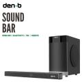 DEN-B Sound Bar and Speaker Sub-Woofer. 