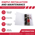 JAERBEE 272Pcs Car Ceiling Repair Rivets Car Roof Repair Rivet Kit with Torsion Pin and Installation Tool Kit. 