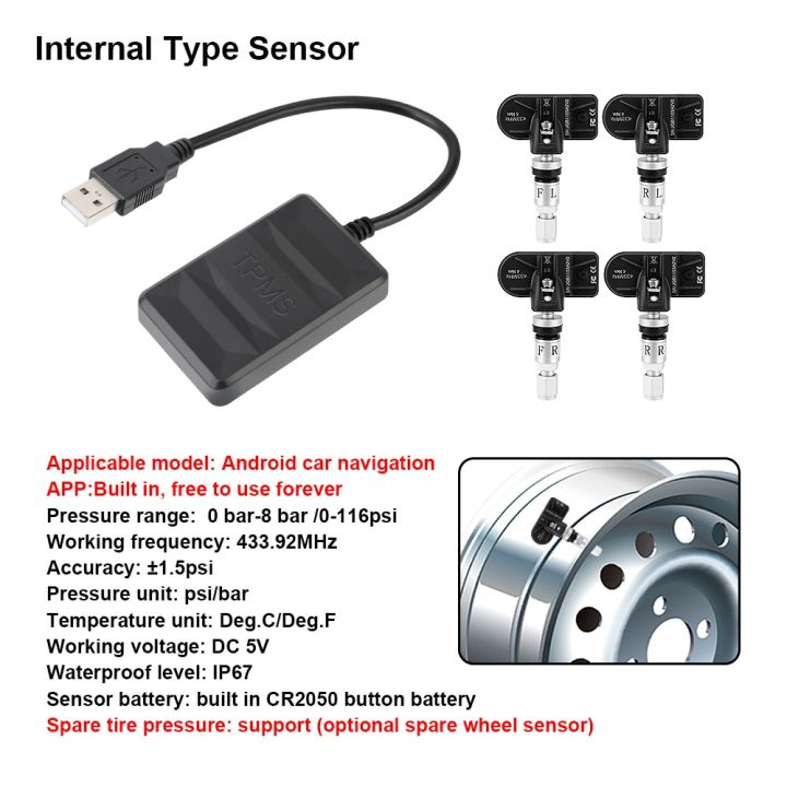 USB%20TPMS%20Tire%20Pressure%20Monitoring%20System%20Android%20TPMS%20Spare%20Tyre%20Internal%20External%20Sensor%20for%20Car%20Radio%20DVD%20Player%20-%20Image%202