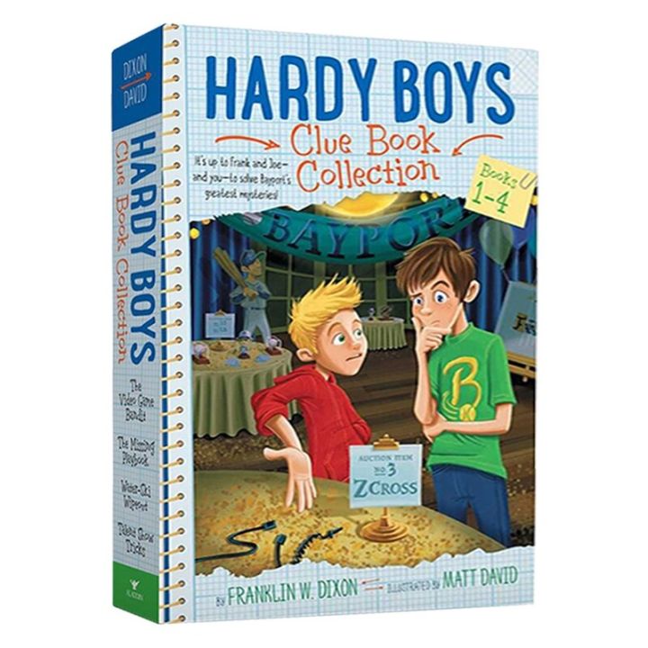 Hardy%20Boys%20Clue%20Book%20Collection%20Books%201-4%20(Boxed%20Set):%20The%20Video%20Game%20Bandit;%20The%20Missing%20Playbook;%20Water-Ski%20Wipeout;%20Talent%20Show%20Tricks%EF%BC%8C%20Franklin%20W.%20Dixon%20-%20Image%203