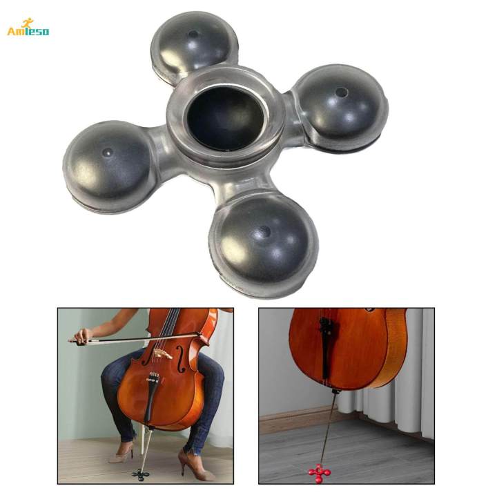 Cello Anti Slip Mat Strong Grip Professional Lightweight Cello Floor Pad clear