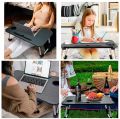 NEW Adjustable Folding Laptop Stand Holder Study Table Desk Wooden Foldable Computer Desk for Bed Sofa Tea Serving Table Stand Lap Desk with Storage Drawer, Holders for Cup and Tablet, Laptop Bed Tray Table with Foldable Legs, Laptop Bed Stand,. 