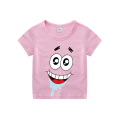 SpongeBob SquarePants Kids Short Sleeve T Shirts Boy Girl Cotton Expression T-shirt Cartoon Clothes Summer Tee Shirt Tops Gifts. 