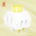 PCS Kailh Fried V2 Switch RGB Linear Switches Mechanical keyboard mx stem 5pin pom lubricating Yellow. 