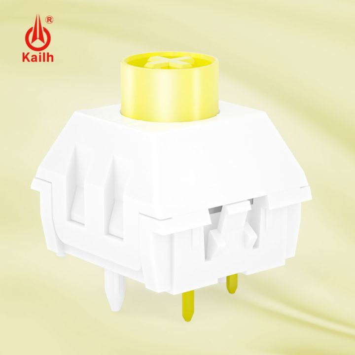 PCS%20Kailh%20Fried%20V2%20Switch%20RGB%20Linear%20Switches%20Mechanical%20keyboard%20mx%20stem%205pin%20pom%20lubricating%20Yellow%20-%20Image%205