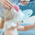 Multifunction Bath Body Brush smbb Silicone Massage 2 in 1 with Shampoo Soap Shower Gel Dispenser Shower Body Massage Brush for Kids, Woman, Men. 