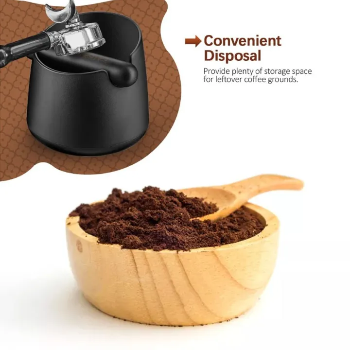 Coffee%20Dump%20Bin,%20Coffee%20Grounds%20Knock%20Box%20Easy%20To%20Clean%20Splash%20Proof%20Convenient%20Disposal%20Space%20Saving%20with%20Tamper%20Mat%20for%20Cafe%20Bar%20-%20Image%203
