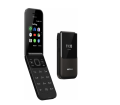 Nokia 2720 Flip 2.8" 4GB Dual SIM Flip Phone 4G GSM Unlocked International Version White Black Colors Available. 