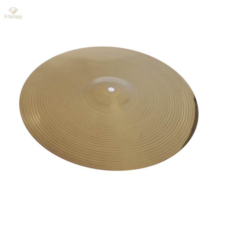 2 Drum Hi Hat Cymbals 14 '' for Drummers, Golden