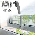 Window Handles Aluminum Alloy with Screw Fixing Casement Locking Handle. 