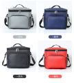 Food Pouch Waterproof Lunch Bag Meal Lunch Box Thermal Insulated Adjustable Storage Bag Oxford Cloth Portable. 