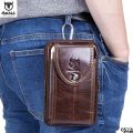 5 packs, 5.56 leather belt bags. Men's captain mobile phone case double layer mobile phone inch true functional belt construction site. 