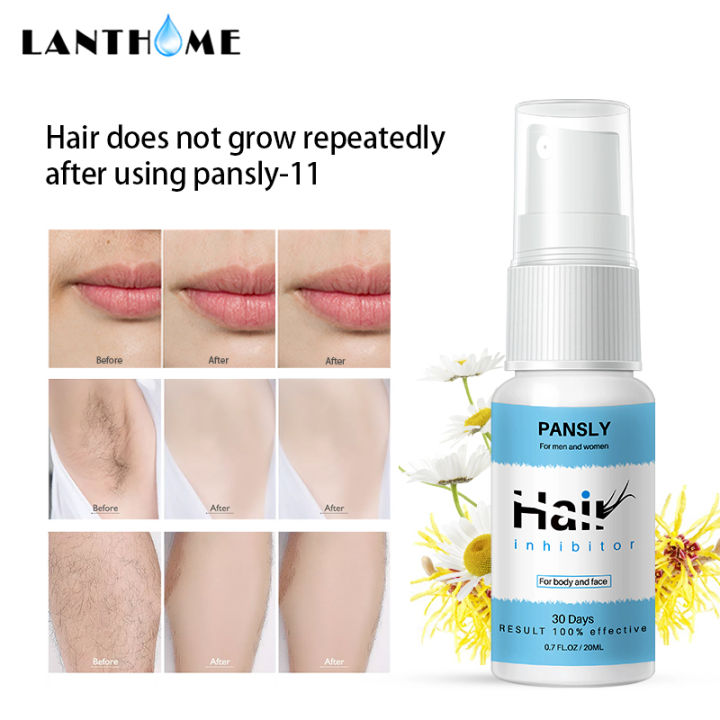 Pansly Hair Removal Spray Full Body Hair Growth Inhibitor FaciaUsefull Removal Cream Stop Hair Beard Bikini Intimate Face Legs Armpit