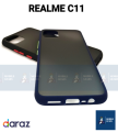 Gingle Series Matte Transparent Anti-knock Armor Back Cover Luxury Silicone Case For Realme C11. 