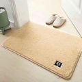 Soft Microfiber Anti-Slip Bathmat | Super Soft Microfiber Solid Bath Mat/Rug Super Absorbent Floor Mat for Door Bathroom (60 x 40 cm). 