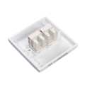Cat 6 Twin  Data  Socket Outlet with  shutter. 