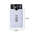 10pcs aluminum foil anti-degaussing card cover RFID shielding bag NFC credit card anti-theft brush ID card protector. 