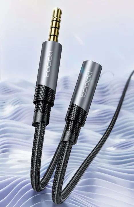 toocki%203.5%20Audio%20Extension%20Cable%20Jack%203.5mm%20Male%20to%20Female%20Car%20Audio%20Aux%20Cable%204-pole%20Microphone%20support%20Headphones%20Phone%20Speaker%20Extender%20-%20Image%202