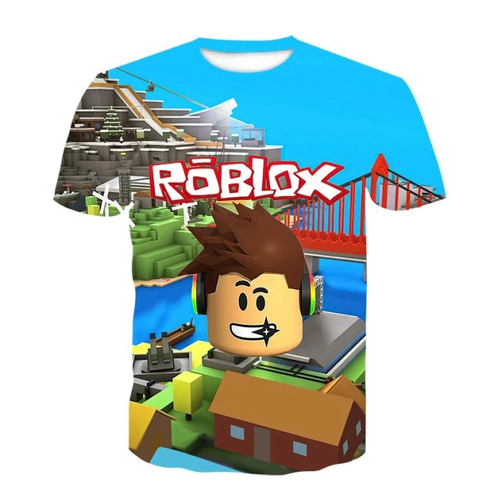 2023%20Robloxing%20kid%20T-shirt%20Boys%20Game%20Sports%20T-shirt%20Child%20Cartoon%20Short%20sleeve%20top%203D%20Printing%20Casual%20Street%20Harajuku%20Clothes%20-%20Image%206