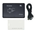 USB Portable RFID Proximity Card Reader EM/TK4100 125khz ID Contactless Sensitivity Smart Card for Attendence Control. 