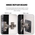 【ZIME】1x1/2/4Set Hinge Repair Plate for Cabinet Furniture Stainless Steel Hinges Mounting Plate Cupboard Door Fixing Hardware. 