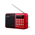 Joc Bluetooth FM Radio, Rechargeable, MP3/USB/TF Card, LED Screen, Portable Speaker with Antenna. 