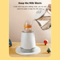 Automatic Baby Milk Bottle Shaker with Inclined Base Portable Electric Feeding Bottle Shake Machine Milk Powder Blender Mixer 3 Levels Timing(1min/ 2min/ 6min) Built-in Battery. 