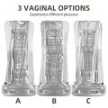 18+ Male masturbation device, male masturbator, vaginal masturbator, long-lasting male sex toy, adult toy. 