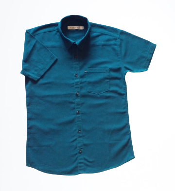 Standard%20Collar%20Short%20Sleeve%20Shirt%20for%20Men%20Black%20Blue%20-%20Image%203