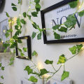 Ivy leaves Garland with 3m String fairy lights. 