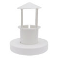 ABS Floating Mist Dispenser Ultrasonic Humidifier Generator Water Fountain Mini Mist Maker For Pool Pond Fish Tank White. 