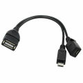 UnVug USB 4K Micro Port OTG Power Cable Adapter for Fire TV Stick Amazon Firestick. 