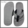 Islander Men's 'Grey/Black' non-slip rubber soles 100% Authentic and Original color slippers (Makapal). 