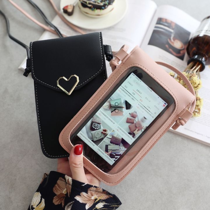%E3%80%90HOT%E3%80%91%202023%20Bag%20For%20Women%20Touch%20Screen%20Cell%20Phone%20Purse%20Smartphone%20Wallet%20Shoulder%20Strap%20Handbag%20PU%20Leather%20Casual%20Solid%20Crossbody%20Bags%20-%20Image%202