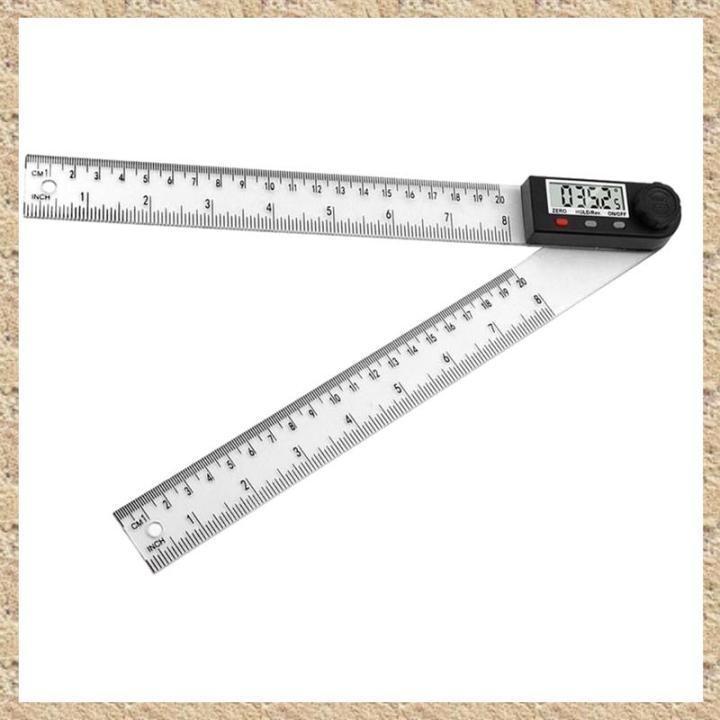 Digital Accurite Ruler Digital Display Angle Ruler,2-In-1 Precision Ruler & Digital Angle ...