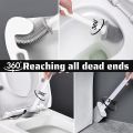 Toilet Brush with Holder - Toilet Cleaning Brush for Quick Drying Bathroom, Wall Mounted Silicone Toilet Brush with Holder - Toilet Cleaning Brush for Quick Drying Bathroom, Wall Mounted Silicone Toilet Brushes & Holders - Silicon Toilet Brush and Holder. 