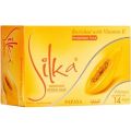 Silka Papaya Whitening Soap 135g – Original Skin Brightening & Lightening Soap with Natural Papaya Extract | Removes Dead Skin Cells | Moisturizing Herbal Soap for All Skin Types. 