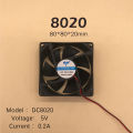 DC Brushless Fans Computer Case Cooling Fan 5V 12V 24V Sleeve Bearing CPU Cooling Fan with Two Lines Cologo. 