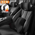Memory Foam Car Neck Pillow Protective Lumbar Back Support Breathable Car Headrest Cushion Relieve Stress Car Seat PillowShipping Bags. 