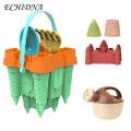 ECHIDNA Sand Castle Toy Wide Application Sand Castle Molds Sandbox Beach Shovel Kit. 